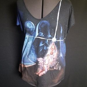 Star Wars tops size 1X